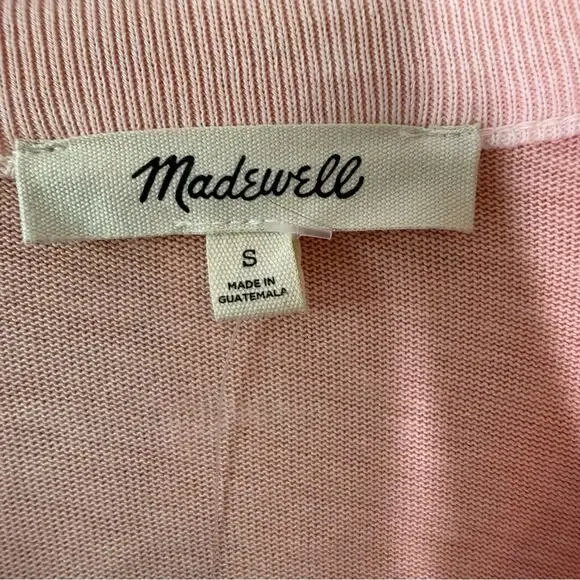 Madewell | NEW Relaxed Long Sleeve Raglan Tee Pale Blush Size Small - Picture 5 of 10